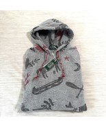 Polo Ralph Lauren Mens Brushed Fleece Graphic Hoodie Sweatshirt Gray New... - $264.20 CAD