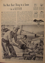 1945 Esquire Original Advertisement WWII Era MARTIN Aircraft LINCOLN Automobiles - $6.48