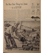1945 Esquire Original Advertisement WWII Era MARTIN Aircraft LINCOLN Aut... - £5.09 GBP