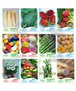 12 White Asparagus Seeds Watermelon Pitaya Bell Pepper Flowers Coffee Be... - €22,07 EUR