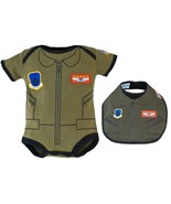 Flight Suit Bodysuit and Bib Set - £34.96 GBP