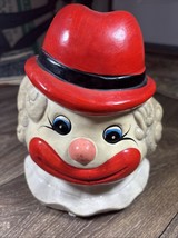Vintage Ceramic Smiling Clown Bank Taiwan - $189.35 MXN
