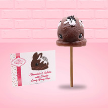 Chocolate &amp; White with Chunks Candy Bunny Pop - £14.15 GBP