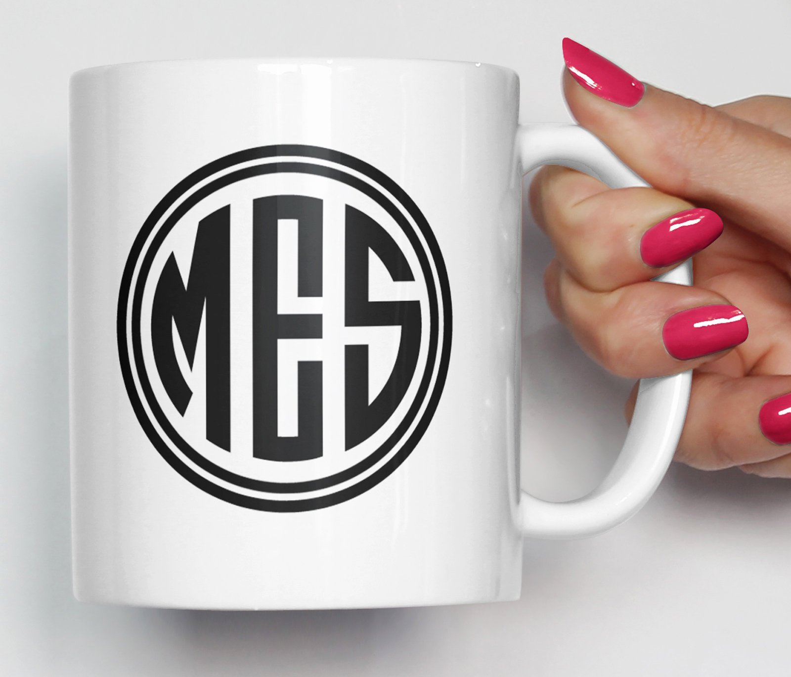 Monogram Coffee Mug, Monogrammed Mug, Monogram Mug, Name Mug, Monogram Gift, Ini