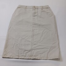 Gap Women's Beige/Khaki Cotton Denim Skirt Size 6 Waist 30" image 10
