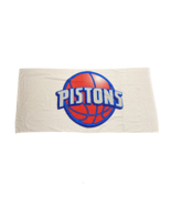 Vintage NBA Detroit Pistons Basketball Spell Out Cotton Workout Gym Towe... - $553.92 MXN