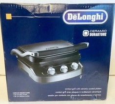 NEW De&#39;Longhi CGH912C Livenza 5-in-1 Grill Stainless Steel Griddle Panini Press - £113.34 GBP