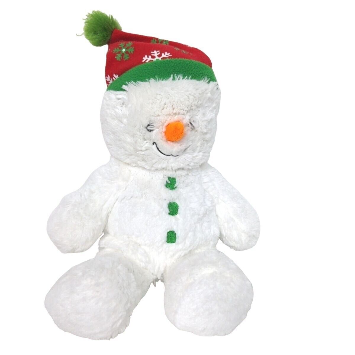 Primary image for Build A Bear White Snowman Christmas BAB Plush Stuffed Animal 2012 18"