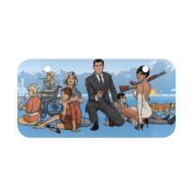 Archer TV Show Mini License Plate for Bike, Motorcycle, Kids Toy Car - $6.25