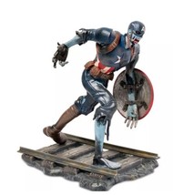 Zombie Captain America 9&quot; PVC Diorama Figure Marvel Studios &#39;&#39;What If...... - £24.37 GBP