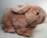 Gund large plush vintage 1987 brown tan bunny rabbit realistic made Korea - £23.54 GBP