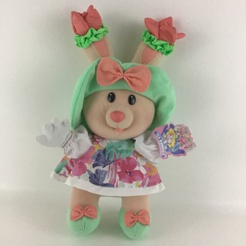 Tea Bunnies Tulip Blossom Hugs N Flowers 14” Plush Stuffed Rabbit Doll with TAGS - $81.63