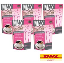 5 x Max Curve Coffee Weight Management Slimming shape Reduce Belly Fat Burn - £57.55 GBP