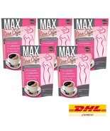 5 x Max Curve Coffee Weight Management Slimming shape Reduce Belly Fat Burn - £56.45 GBP