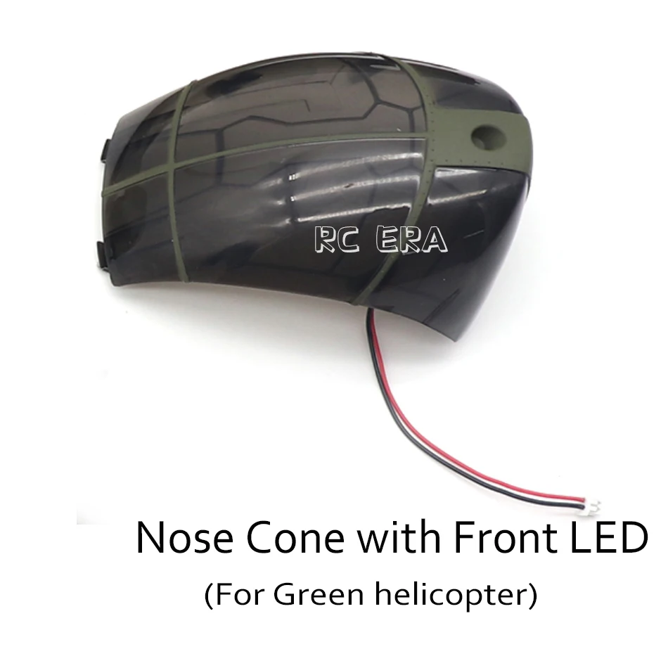 RC ERA for C189 Bird MD500 1:28 Scaled Helicopter Nose Cone Green - $7.96