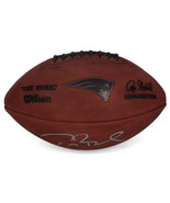 Tom Brady Autographed Lets Go Metallic Patriots Logo Football Fanatics L... - £5,017.51 GBP