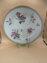 Noritake Priscilla China Dinner Plate 5310 Pink Rose Gold Trim 10&quot;D - £6.58 GBP