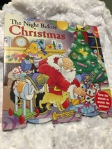 The Night Before Christmas Book The Book Studio 2004 Turn The Wheels To Match  - £7.58 GBP