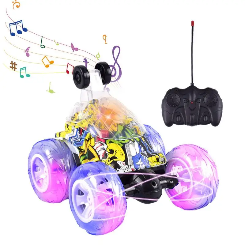 RC Stunt Car Remote Control Electric Toy RC Drift Car 360 Rolling Rotating - £20.51 GBP