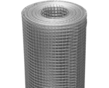 Galvanized Hardware Cloth: 1/2&quot; Mesh, 60&quot; x 50&#39;, 19 Gauge - $208.63