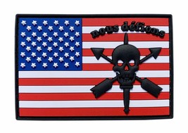 USA Flag Special Operations Nous Defions Tactical Patch [PVC Rubber-3.0 ... - $9.99