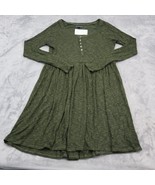 American Eagle Dress Womens S Green Long Sleeve Fit Flare Knitted Outfit - £20.38 GBP