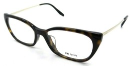 Prada Eyeglasses Frames PR 14XVF 2AU-1O1 54-16-140 Dark Havana Made in I... - $121.52