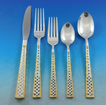 Golden Tradewinds by International Sterling Silver Flatware Set Service 45 pcs - £2,530.97 GBP