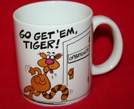 GO GET EM TIGER Opportunity STONEWARE COFFEE MUG CUP American Greetings - £10.05 GBP