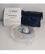 CPR MICROMASK Shield + One Way Valve with Pouch And Gloves w/case - £10.24 GBP