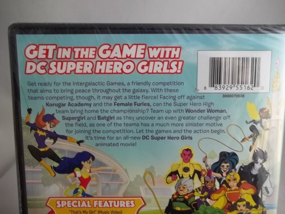 DC Super Hero Girls: Intergalactic Games (DVD, 2017)-Brand New/Sealed Item image 3