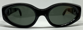 Vintage Gianni Versace Sunglass 494/A Medusa Super Rare Black Sunglasses Italy - £176.76 GBP