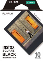 Instax Sq\. Black Film By Fujifilm, 10 Exposures. - £29.39 GBP