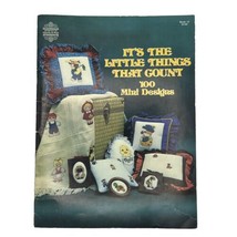 It&#39;s The Little Things That Count Cross Stitch Designs By Gloria &amp; Pat Book 12 - £7.43 GBP
