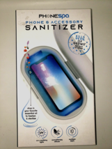 Tzumi Phone Spa Cell Phone &amp; Accessory Sanitizer (White) UV-C Genuine New In Box - £7.76 GBP