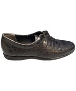 Easy Spirit Oxford Dress Shoes Womens Size 7B Black Leather Round Toe La... - $27.69