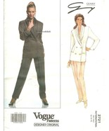 Vogue 2721 Designer Original by Genny Misses Jacket &amp; Pants Pattern 12,1... - $15.47