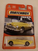 Matchbox 2023 #32 Yellow 1953 Buick Skylark Convertible MBX Showroom Series MOC - £11.79 GBP