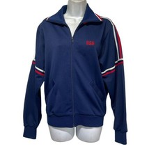 Vintage 80&#39;s MacGregor Track Jacket Mens Size S USA Tennis Running Warm Up - $28.70