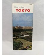 Vintage 1965 Japan How To See Tokyo Guide Brochure - $24.97 CAD
