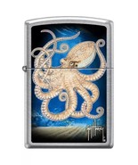 Guy Harvey Octopus Design, Street Chrome Zippo Lighter - $28.45