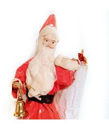 Vintage Folk Art Paper Mache Santa Claus Father Christmas St. Nick  cand... - £33.43 GBP