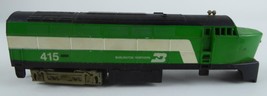 Tyco 415 Burlington Northern Green/White Locomotive HO Scale For Parts or Repair - £18.68 GBP