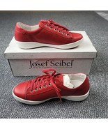 Josef Seibel SINA 11 Sneakers Women&#39;s US 6 EU 36 Red Leather Comfort - €45,67 EUR