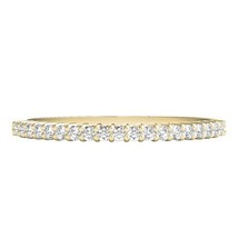 0.25CT Diamante Rotondo Anello di Matrimonio 14K Placcato Oro Giallo Anniversary - £154.82 GBP