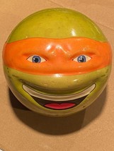 Small TMNT Michelangelo Face Ball *Pre Owned/Some Wear* t1 - $11.99