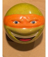 Small TMNT Michelangelo Face Ball *Pre Owned/Some Wear* t1 - $11.99