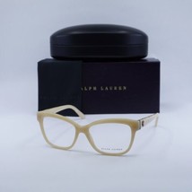 Polo Ralph Laurent RL6164 5305 Cream Horn 53mm Eyeglasses New Authentic - $97.99