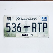 2009 United States Tennessee Hardin County Passenger License Plate 536 RTP - £14.78 GBP