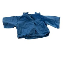 Vintage Blue Doll Jacket Shirt Top Clothes 10-12&quot; Toy Outfit Preowned - $12.82